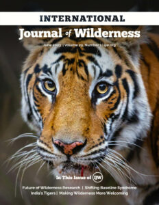 international journal of wilderness june 2023 cover